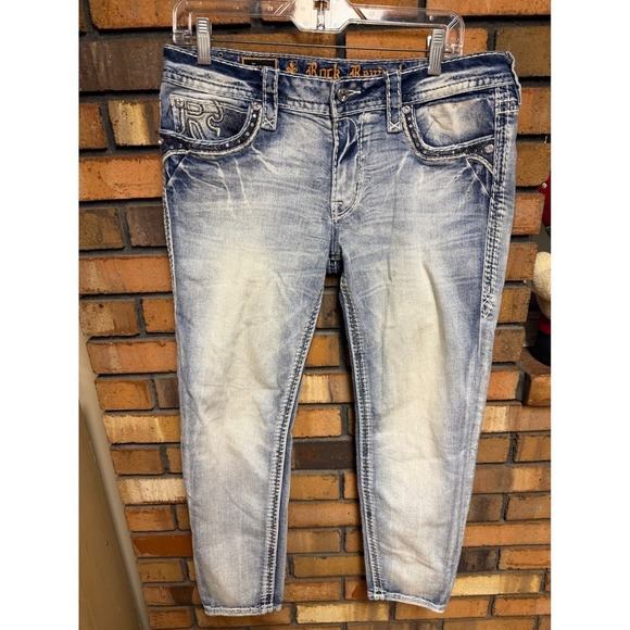 Rock Revival Denim - Women's Rock Revival Light Wash Ferry Ankle Skinny Jeans